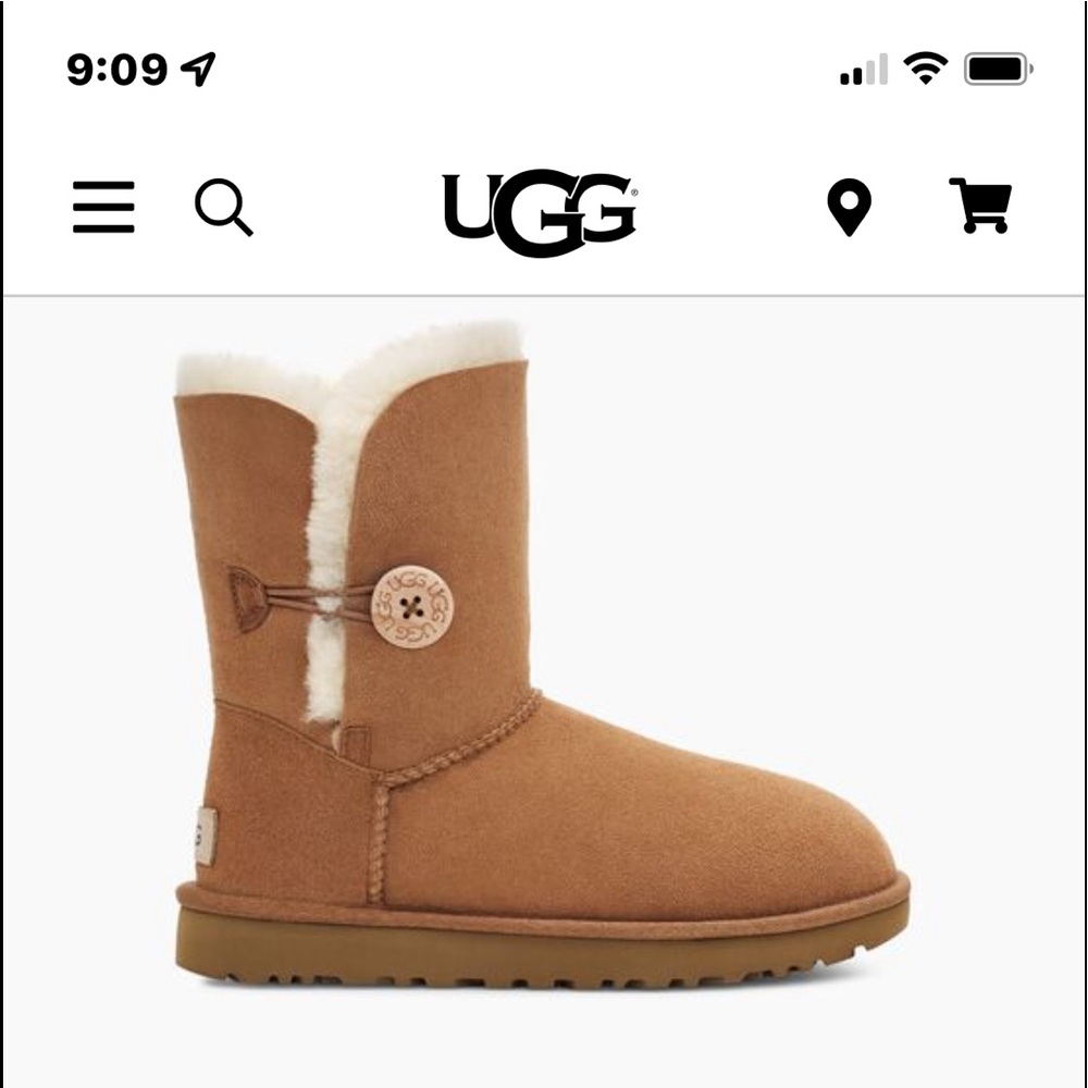 UGGS BAILEY BUTTON SIZE 9